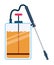 Pulverizer spray bottle vector design