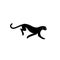 Puma cheetah logo icon designs vector