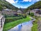 Pumares village, where begings the track to Seimeira de Murias waterfall, Santa Eulalia de Oscos, Asturias, Spain