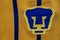 Pumas UNAM Football Soccer close up to their logo on a jersey