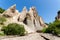 Pumice rock outcrops. Kuthin bata, Kronotsky Reserve, Kamchatka Peninsula