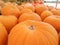 Pumkins many  in kiosk for sell in preveza greece colors