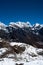 Pumori, Changtse and Nirekha peaks view from Renjo pass