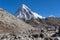 Pumori mountain peak, Everest region