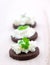 Pumpernickel bread canape