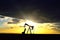 Pumpjack Silhouette