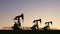 Pumpjack and sunset