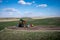 Pumpjacks working in the oil fields of Alberta