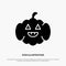 Pumpkin, American, Usa solid Glyph Icon vector