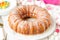 Pumpkin Bundt Cake with Sugar Icing