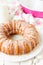 Pumpkin Bundt Cake with Sugar Icing