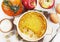 Pumpkin casserole with apple