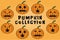 pumpkin collection with any expression for halloween