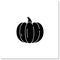 Pumpkin glyph icon