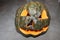 Pumpkin Halloween Scary Closeup Surface