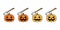 Pumpkin Halloween vector icon axe logo symbol cartoon character spooky doodle ghost illustration design