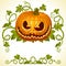 Pumpkin Jack vintage pattern