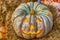 Pumpkin lantern jack symbol halloween awesome smile burning eyes horror