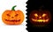 Pumpkin light and dark 3d icons