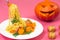 Pumpkin noodles to celebrate Halloween