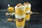 Pumpkin Pie Parfait with Whipped Cream and Chopped Cookies