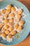 Pumpkin and potatoes gnocchi before boiling