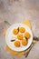 pumpkin shaped gnocchi with brown butter parmesan sauce