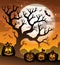 Pumpkin silhouettes theme image 6
