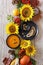 Pumpkin soup with pumpkin seeds. Table decoration for festive autumn family party.