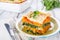 Pumpkin and Spinach Lasagne with Bechamel Sauce