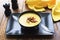 Pumpkin vegetable cream soup