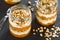 Pumpkin Yogurt and Granola Parfait