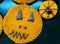Pumpking halloween cookies