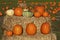 Pumpkins on a hay bale