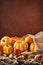 Pumpkins jute bag