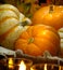 Pumpkins and Leaves, Thanksgiving Blessing Celebrating