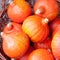 Pumpkins at a market