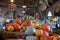 Pumpkins for sale at The Goods Shed, Canterbury farmers market, Kent UK