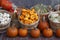 Pumpkins, squash and colorful fall vegetables