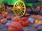 Pumpkins with Wagon