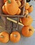 Pumpkins and Wheelbarrow