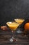 Pumpkintini pumpkin martini cocktail