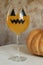 Pumpkintini pumpkin martini coctail for halloween parties