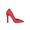 Pumps color line icon. Pictogram for web page, mobile app, promo