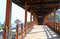 PUNA MOCCHU BAZAM : Antique wooden bridge at Punakha Dzong Mona