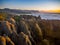 Punakaiki coastline at sunset, NZ