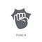 Punch icon. Trendy Punch logo concept on white background from H