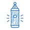 Punching Bag doodle icon hand drawn illustration