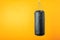 a punching bag hanging on colorful background with blank space