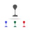 Punching bag icons. Elements of sport element in multi colored icons. Premium quality graphic design icon. Simple icon for